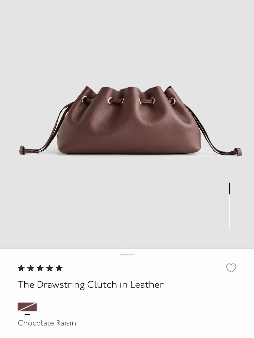 Madewell Drawstring Clutch